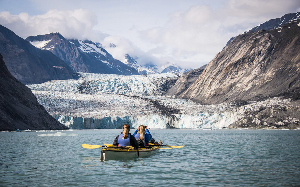 Kayaking on the East Arm of Glacier Bay